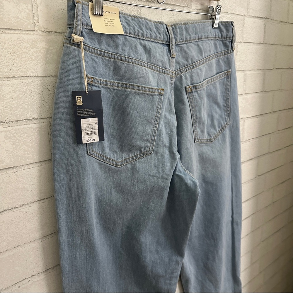 UNIVERSAL THREAD GOODS CO. Light Blue Distressed Boyfriend Jean - Picture 7 of 9